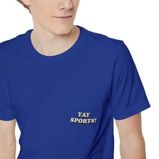 Yay Sports Pocket T-Shirt - Fandom-Made