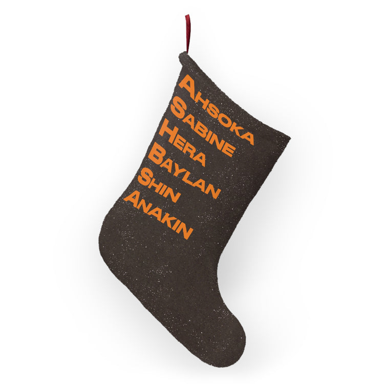 Ahsoka Names Christmas Stocking