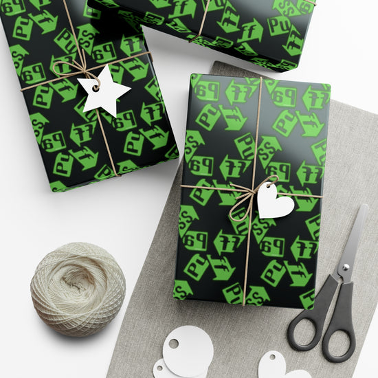 Puff Pass Recycle Gift Wrap Paper - Fandom-Made