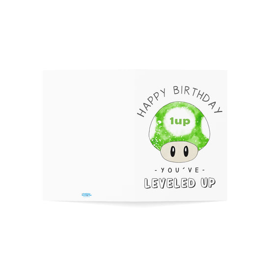Leveled Up Birthday Card - Fandom-Made