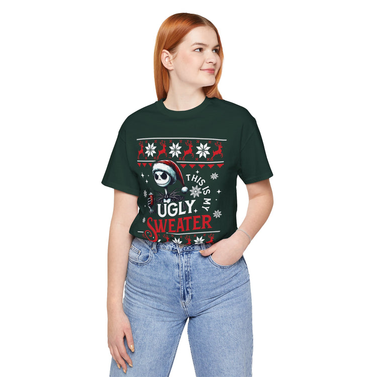 Skellington's Ugly Christmas Unisex T-Shirt