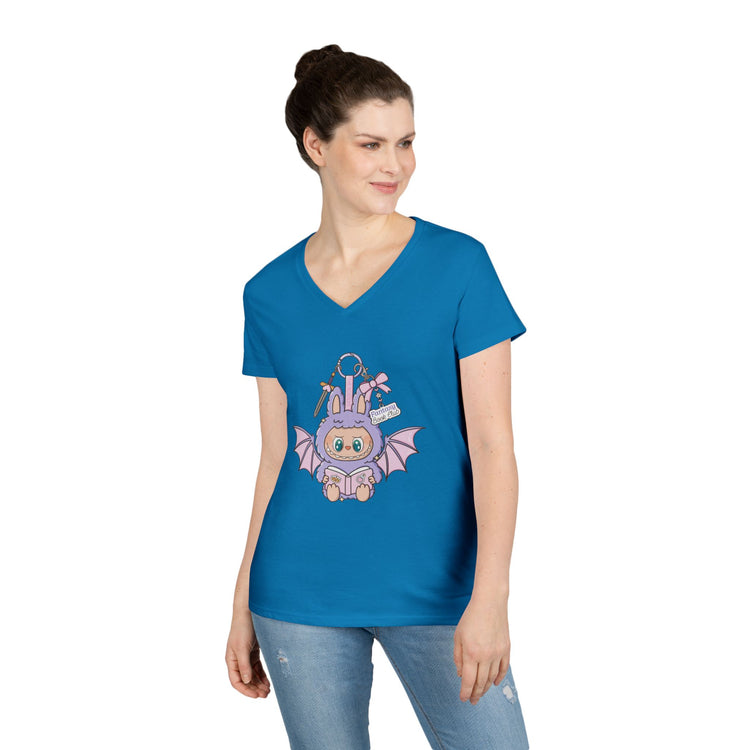 Fantasy Book Club Member Ladies' V-Neck Tee