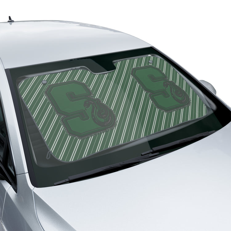 Slytherin G Embroidery Design Car Sun Shades - Fandom-Made