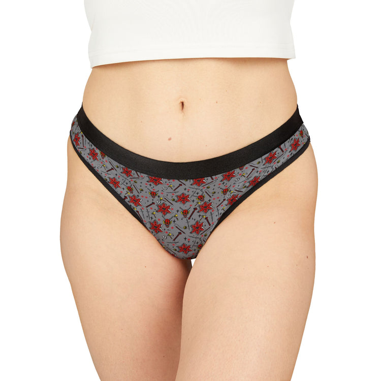 Stranger Things Women's Thongs - Fandom-Made