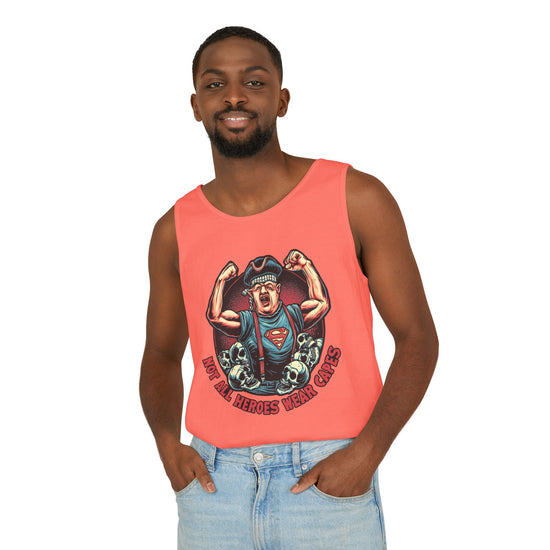 Not All Heroes Wear Capes Tank Top - Fandom-Made