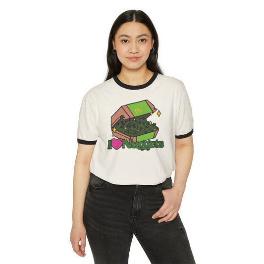 I Heart Nuggets Ringer T-Shirt - Fandom-Made