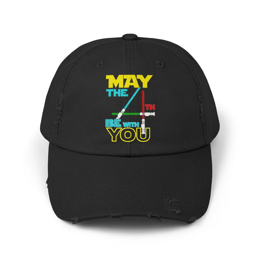 May The 4th Be With You Distressed Cap - Fandom-Made