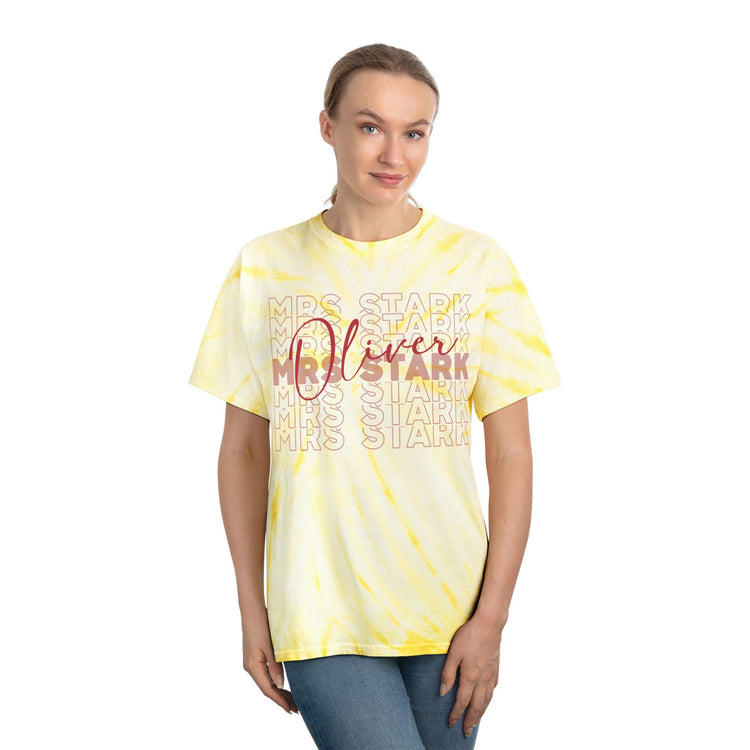 Mrs. Oliver Stark Tie-Dye Tee - Fandom-Made