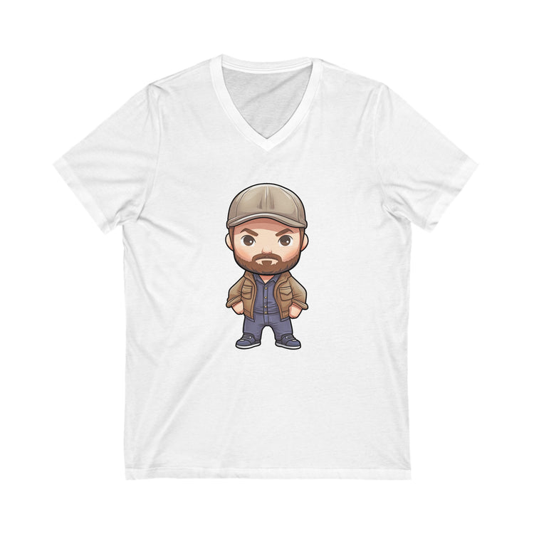 Bobby Singer V-Neck Tee - Fandom-Made