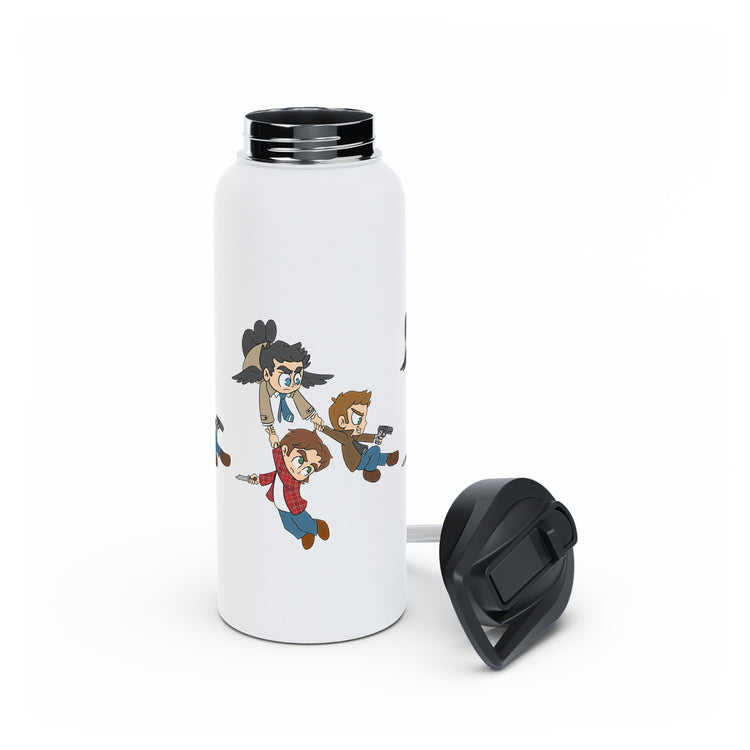 Supernatural Trio Stainless Steel Water Bottle - Fandom-Made