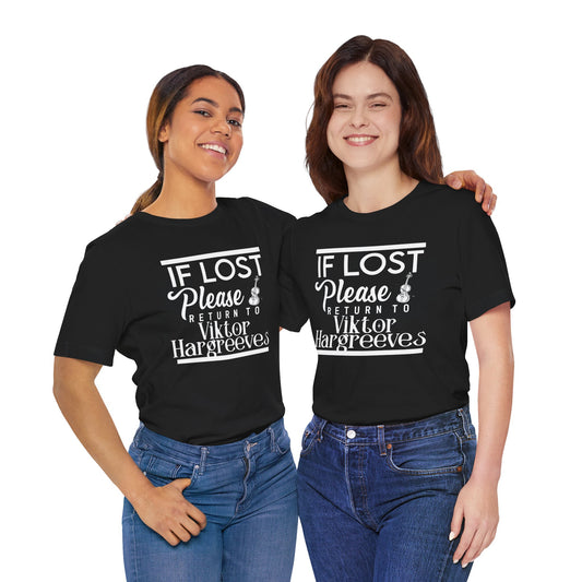 If Lost Return To... Viktor Hargreeves T-Shirt - Fandom-Made