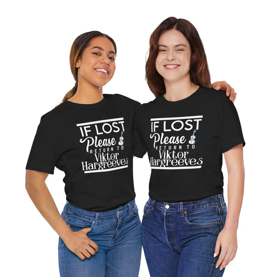 If Lost Return To... Viktor Hargreeves T-Shirt - Fandom-Made