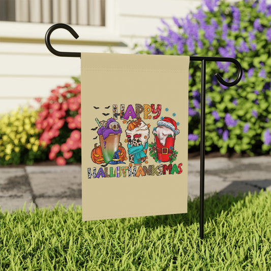 Happy Hallothanksmas Garden & House Banner