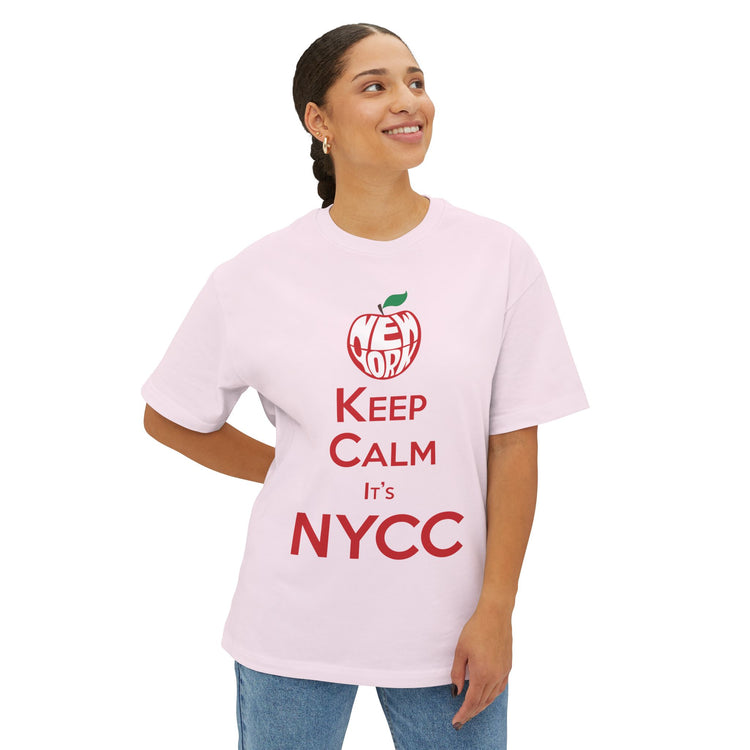 Keep Calm NYCC Unisex Oversized Boxy Tee