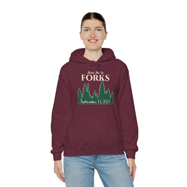 Meet Me In Forks Hoodie - Fandom-Made