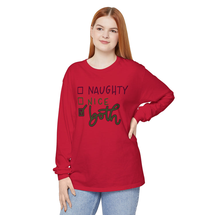 Naughty Nice Long Sleeve T-Shirt