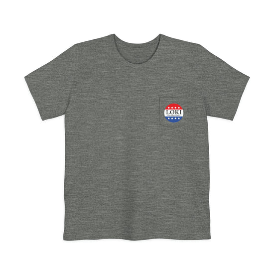 Loki For President Unisex Pocket T-shirt - Fandom-Made