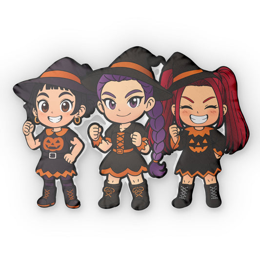 Huntrix Halloween-Shaped Pillow