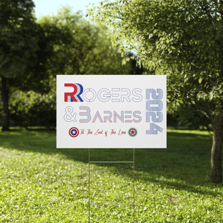 Rogers & Barnes 2024 Yard Sign