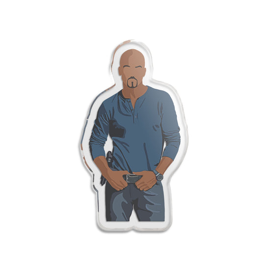 Derek Morgan Statue - Fandom-Made