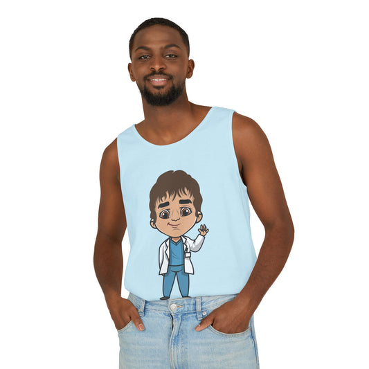 George O'Malley Unisex Garment-Dyed Tank Top - Fandom-Made