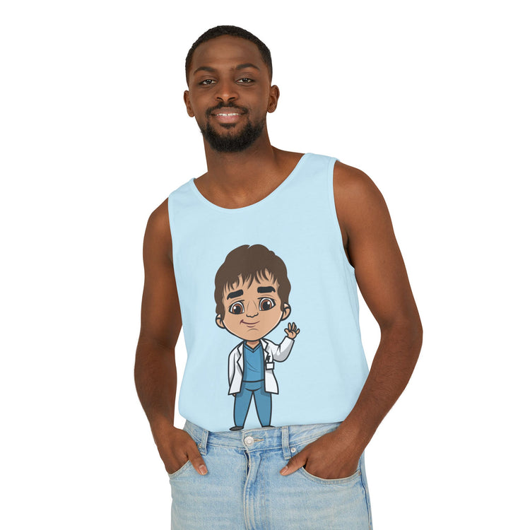 George O'Malley Unisex Garment-Dyed Tank Top - Fandom-Made
