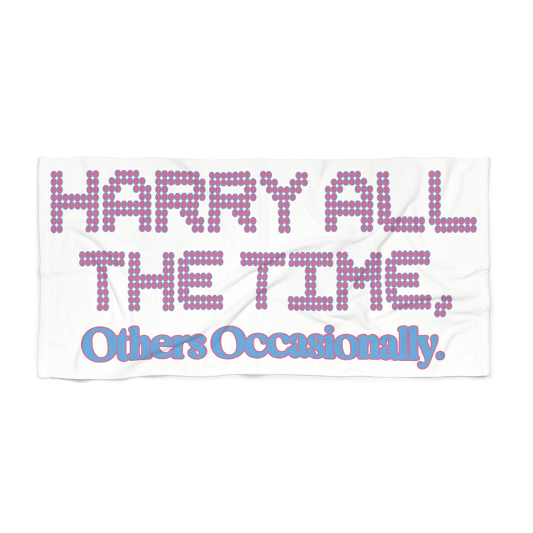 Harry All The Time Beach Towel