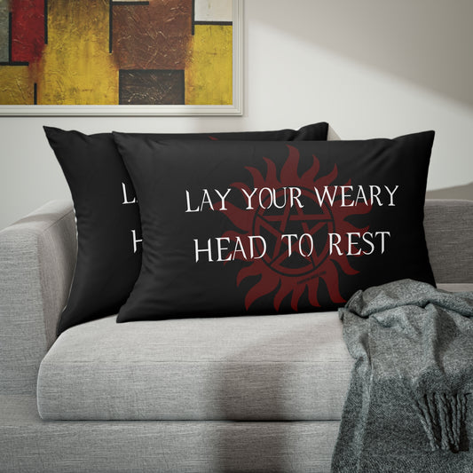 Lay Your Weary Head To Rest Pillow Sham - Fandom-Made