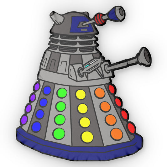 Dalek Pride-Shaped Pillow