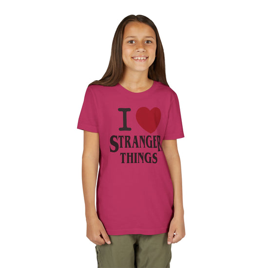 I Love Stranger Things Youth Tee - Fandom-Made