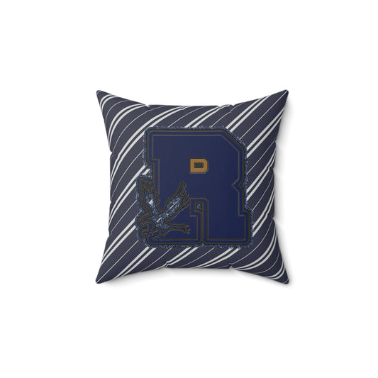 Ravenclaw R Embroidery Design Square Pillow - Fandom-Made