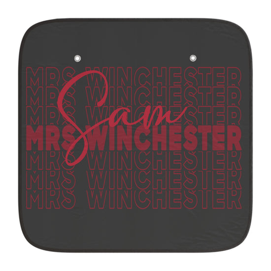 Mrs. Sam Winchester Car Sunshade - Fandom-Made