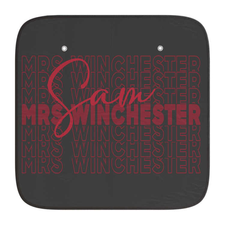 Mrs. Sam Winchester Car Sunshade - Fandom-Made