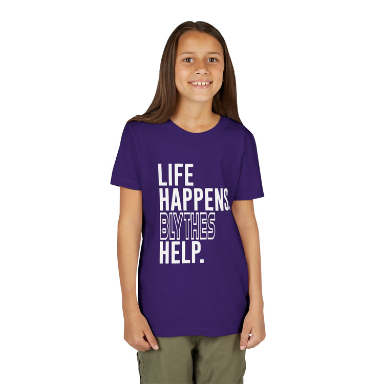 Life Happens Blythes Help Youth Tee