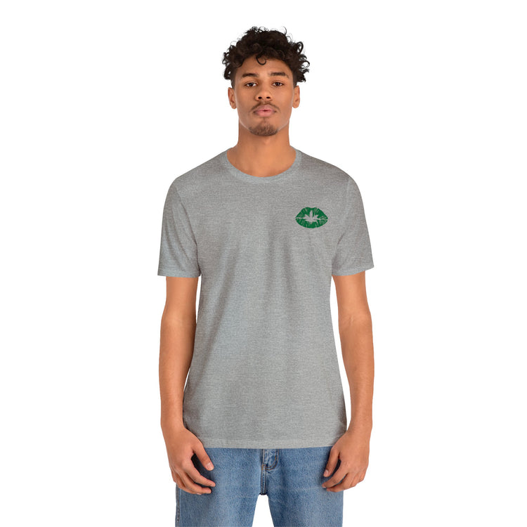 Weed Lips Pocket T-Shirt - Fandom-Made