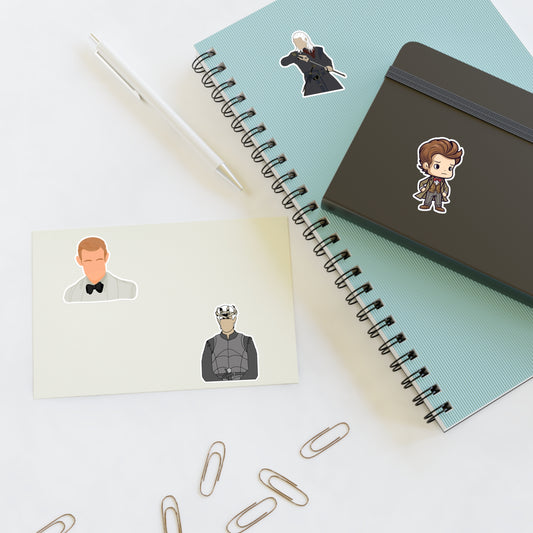 Matt Smith Roles Sticker Sheet