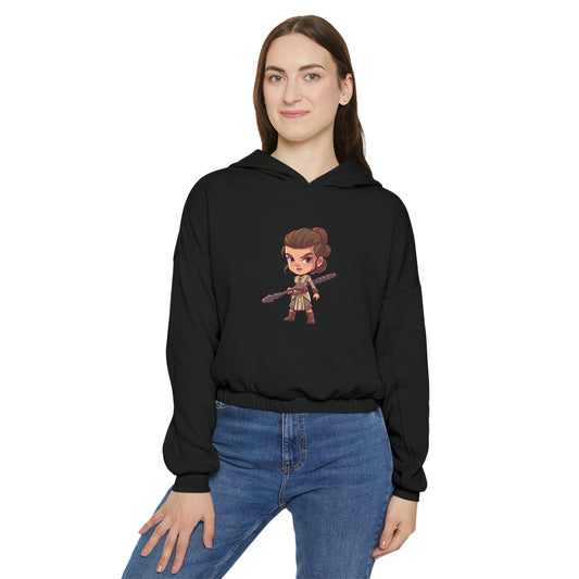 Rey Skywalker Women's Cinched Bottom Hoodie - Fandom-Made