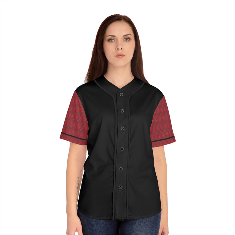 Gryffindor Embroidery Design Women's Baseball Jersey - Fandom-Made