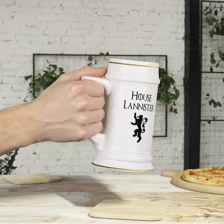 House Lannister Beer Stein - Fandom-Made