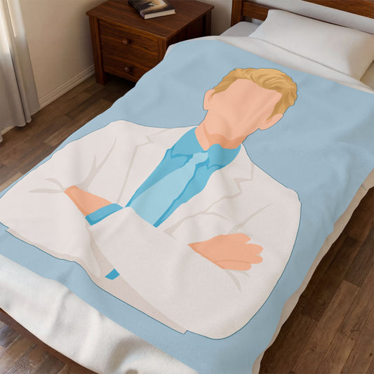 Doctor Cullen Velveteen Plush Blanket