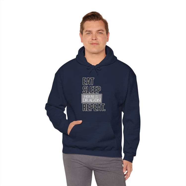 Eat Sleep House of the Dragon Unisex Hoodie - Fandom-Made