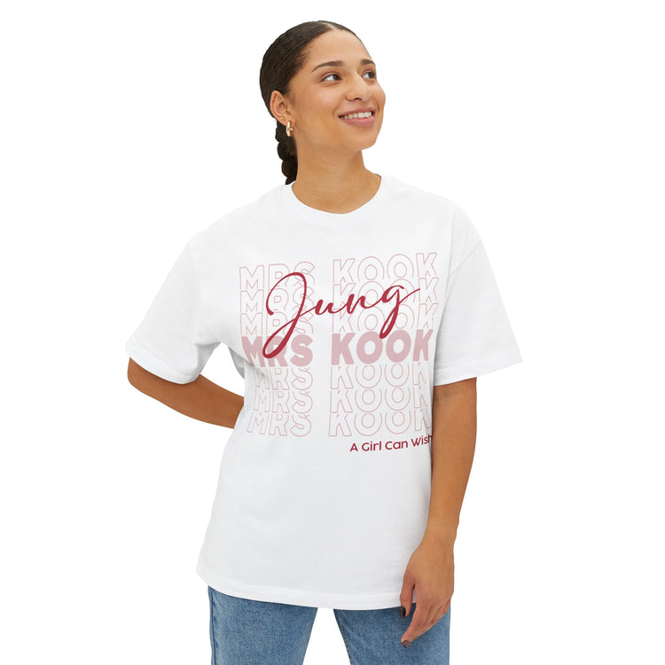 Mrs. Jung Kook Unisex Oversized Boxy Tee