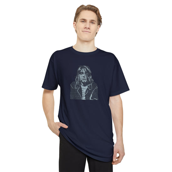 Kurt Cobain Unisex Long Body Tee - Fandom-Made