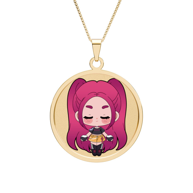 Mira Round Photo Pendant