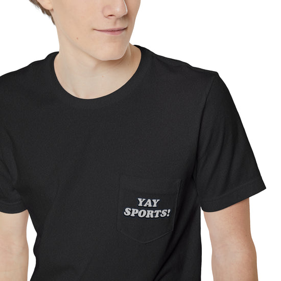 Yay Sports Pocket T-Shirt - Fandom-Made