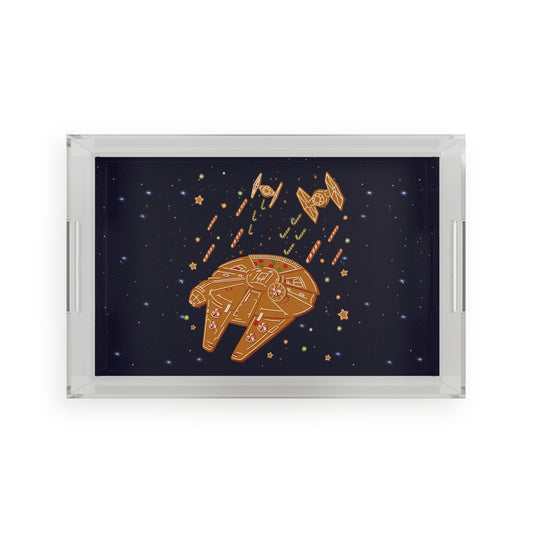 Gingerbread Galaxy Serving Tray