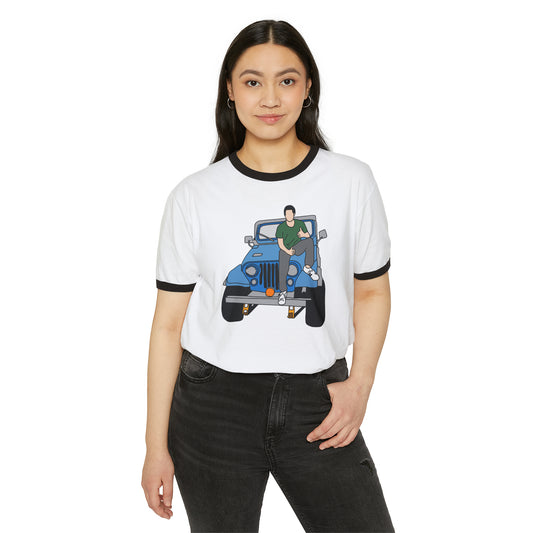 Stiles Stilinski And Jeep Ringer T-Shirt - Fandom-Made