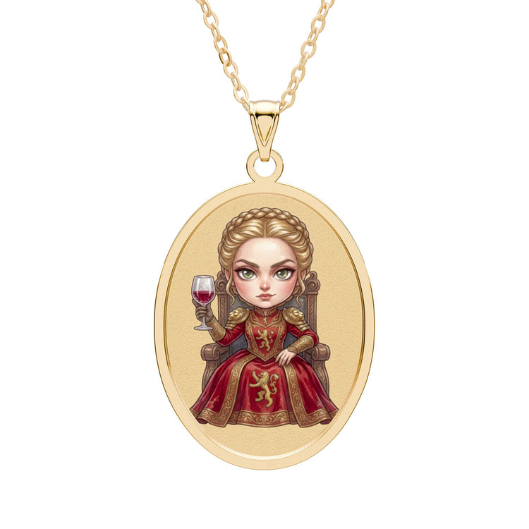 Queen Cersei Oval Pendant