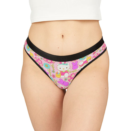 Easter Kitty Women's Thong
