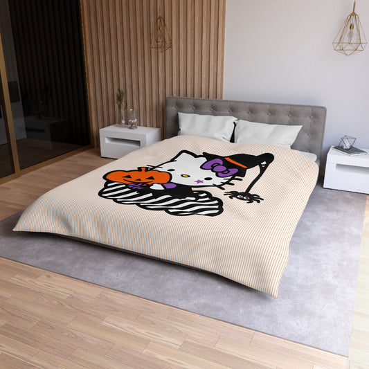 Witchy Kitty Duvet Cover